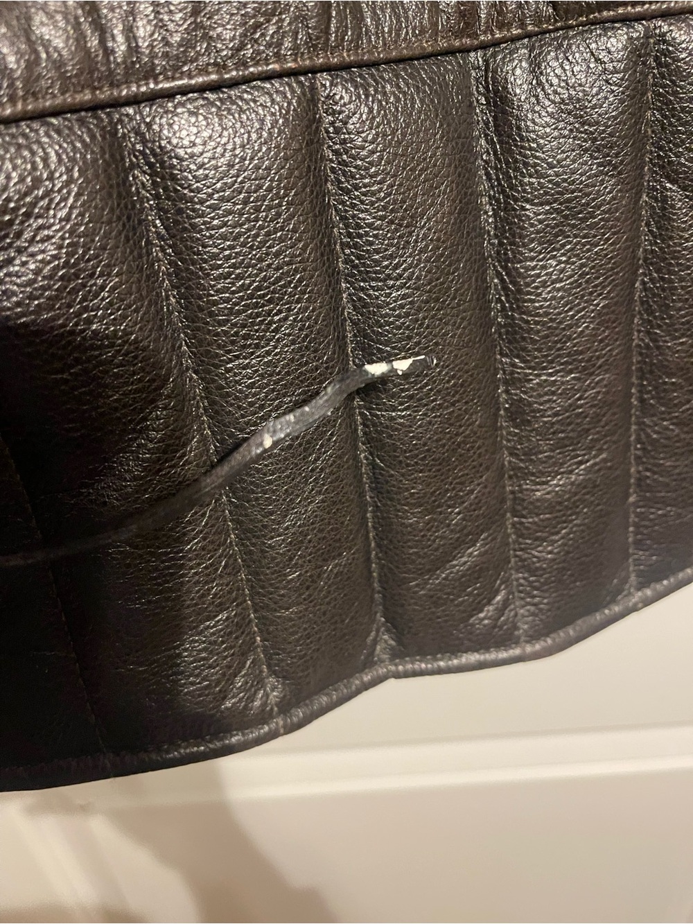 Men's Brown Leather Performance Riding Jacket - Picture 16 of 16